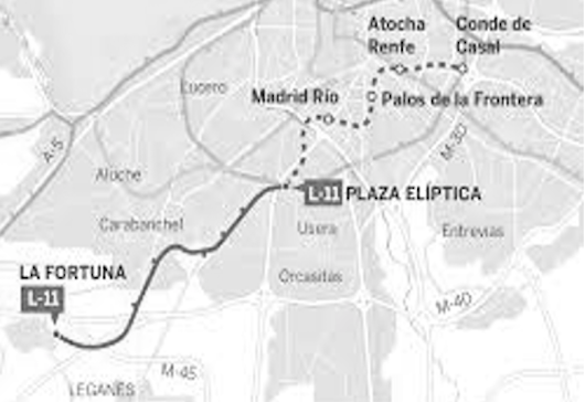 Ampliación de la Linea 11 del metro de Madrid